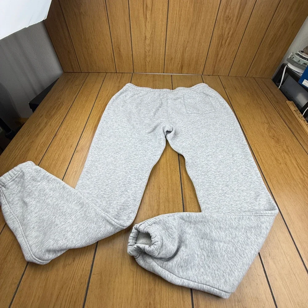 Hollister California Mens XL Grey Heather Jogger Sweatpants Drawstring Fleece